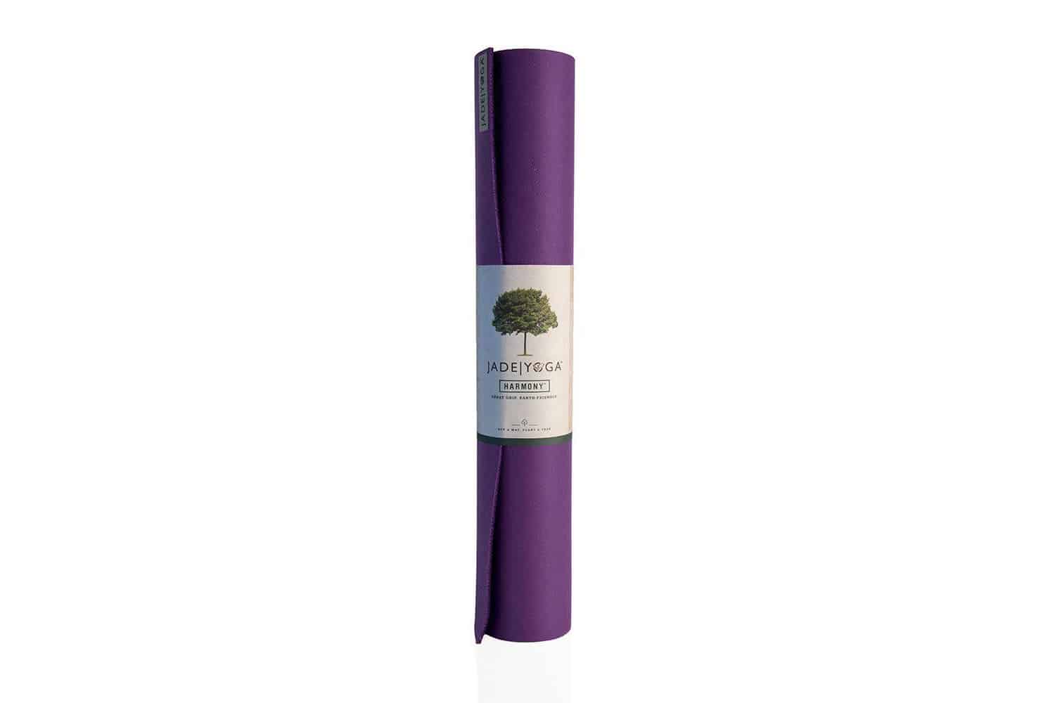 JadeYoga Harmony 68" Zoll Yogamatte 5mm Violett